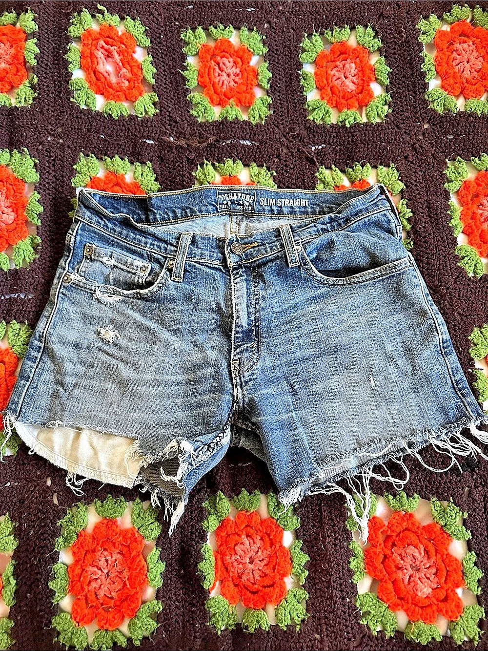 Levi's 501 Denim Jean Shorts Waist 32 Blue